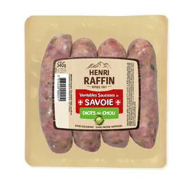 Véritable Diots de Savoie aux choux 4 pièces (340g)