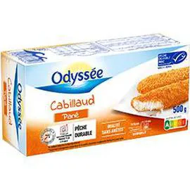 ODYSSÉE Cabillaud pané 500g
