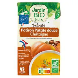LÉA NATURE, JARDIN BIO ÉTIC Velouté potiron patate douce châtaigne Bio 1l