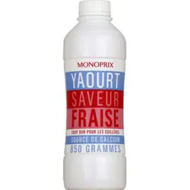 MONOPRIX Yaourt saveur fraise 850g