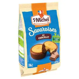 ST MICHEL Gâteaux savaroises chocolat 220g
