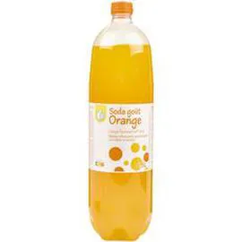 Boisson gazeuse goût orange (1,5l)