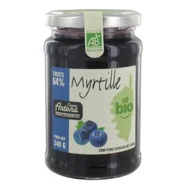 Confiture bio myrtille (340g)