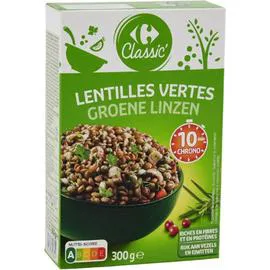 Lentilles vertes 10 min (300g)