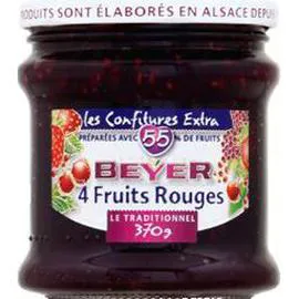 BEYER Confiture Fruits rouges 370g