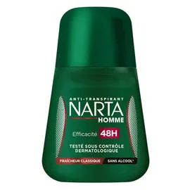 NARTA HOMME Déodorant Bille Invisible 48h 50ml