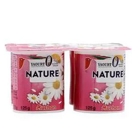 Yaourt nature allégé (4x125g)