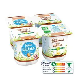 TANTE HELENE Yaourt Bifidus Saveur Vanille Bio 500g