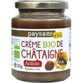 ÉTHIQUABLE, PAYSANS D'ICI Crème de chataîgne de L'Aveyron bio 320g