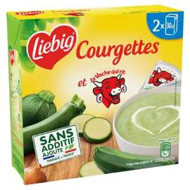 LIEBIG Soupe Doux Plaisir Courgettes/Vache qui rit 2x30cl