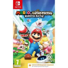 Mario + The Lapins Crétins: Kingdom Battle - code à télécharger Switch (l'unité)