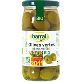 Olives vertes dénoyautées bio (320g)