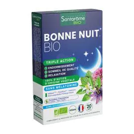 Complément Alimentaire Bonne Nuit Bio Triple Action (x20)