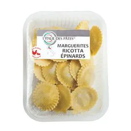 L'ITALIE DES PÂTES Pâtes fraîches Marguerites ricotta épinards 250g