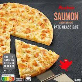 Pizza au saumon cuite au feu de bois (400g)