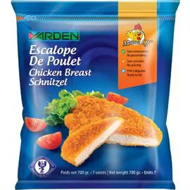 Escalopes de poulet panées casher (7x100g)