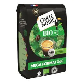 Café dosettes compatibles Senseo Bio classique n°5 x60 (384g)