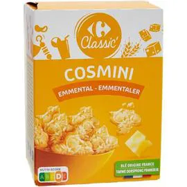 CARREFOUR CLASSIC' Biscuits apéritif Crackers emmental 175g