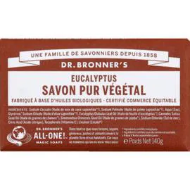 Savon solide à l'eucalyptus 18-en-1 (140g)