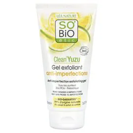 LÉA NATURE, SO'BIO ÉTIC Gel Exfoliant Anti-Imperfections Clean'Yuzu Bio 150ml