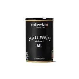 Olives vertes à la farce d'ail (130g)