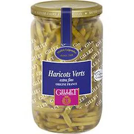 Haricots verts Extra fins, bocal (345g)