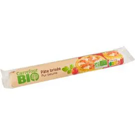 CARREFOUR BIO Pâte brisée pur beurre 230g