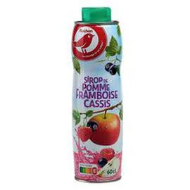 Sirop de pomme cassis framboise bidon métal (60cl)