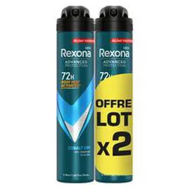 Déodorant spray homme 72h cobalt dry anti-transpirant (2x200ml)
