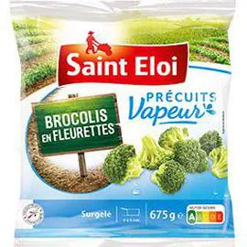 SAINT ELOI Précuits Vapeur - Brocolis en fleurettes 675g