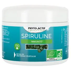 Complément Alimentaire Vitalité Immunité Spiruline Bio (x150)