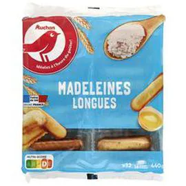 Madeleines longues aux Oeufs frais sachets fraicheur (440g)