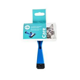 Brosse pour chat avec bouton poussoir (l'unité)