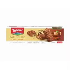 Gaufrettes à la crème noisette nappées de chocolat au lait (100g)