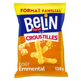 BELIN Biscuits apéritifs à l'emmental Croustilles 138g