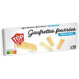 Gaufrettes fourrées parfum vanille (200g)