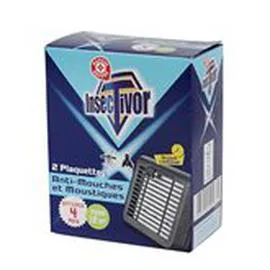MARQUE REPÈRE, INSECTIVOR Plaquettes anti-mouches et moustiques x2 x2