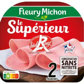 Jambon Supérieur Label Rouge - x2 (80g)