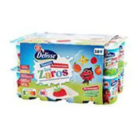 Yaourts Les Zaros Fruits panachés (16x125g)
