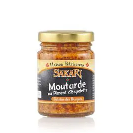 Moutarde au piment d'Espelette (100g)
