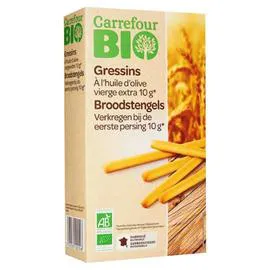 Gressins bio à l'huile d'olive vierge extra (125g)