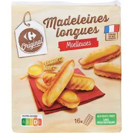 CARREFOUR ORIGINAL Madeleines longues 440g