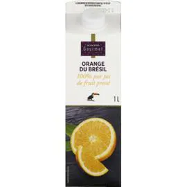 Orange du Brésil 100% pur jus de fruit pressé (1l)