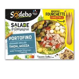Salade Portofino pâtes thon légumes grillés mozzarella (320g)
