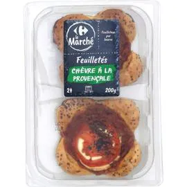 CARREFOUR LE MARCHÉ Feuilletés chèvre à la provençale 2x100g