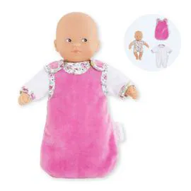 Poupon mini calin bonne nuit jardin en fleurs 20 cm (l'unité)