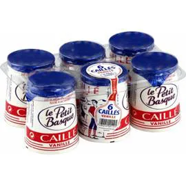 Yaourt caillé vanille (6x125g)