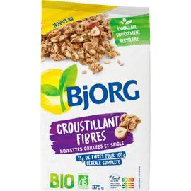 Céréales croustillant fibres Bio (375g)