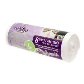 Sacs à litière parfumé pour bac 50x38,5cm (x8)