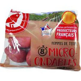 Pommes de terre de consommation rouges à chair ferme micro-ondable nouvelle récolte (500g)